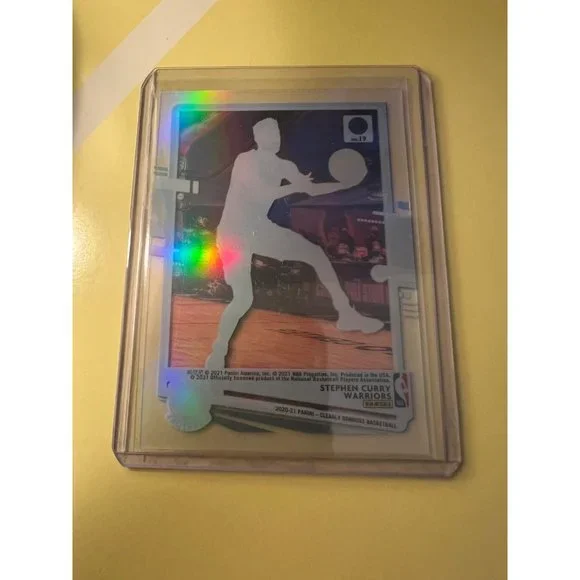 2020-21 Clearly Donruss Stephen Curry Green Holo #18/25 Warriors